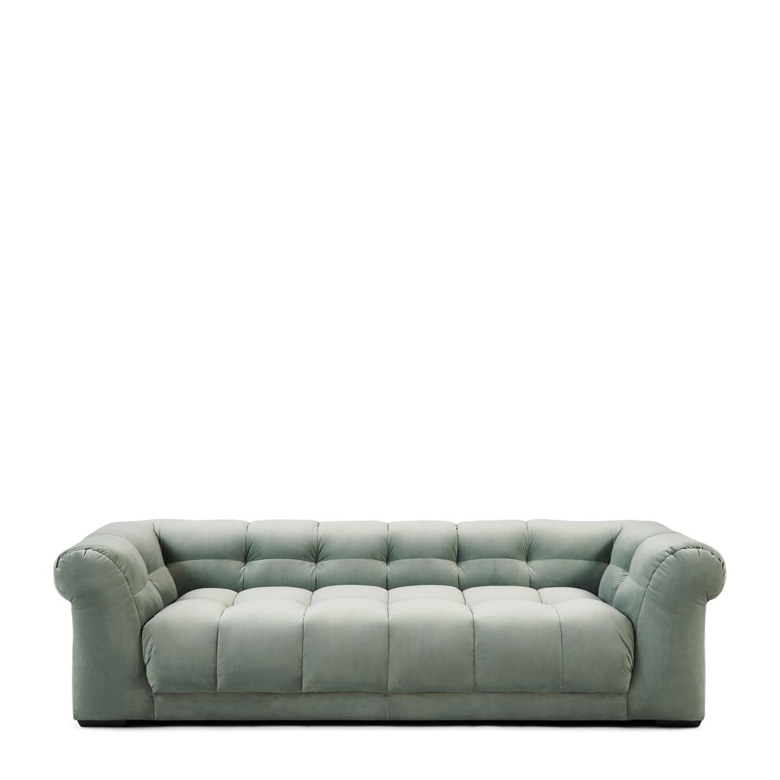 Rivièra Maison: Cobble Hill Sofa 3,5 Seater, velvet, jade