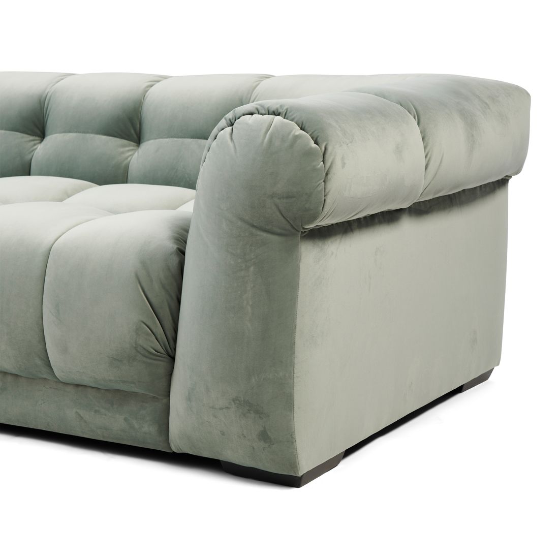 Rivièra Maison: Cobble Hill Sofa 3,5 Seater, velvet, jade – Bild 2
