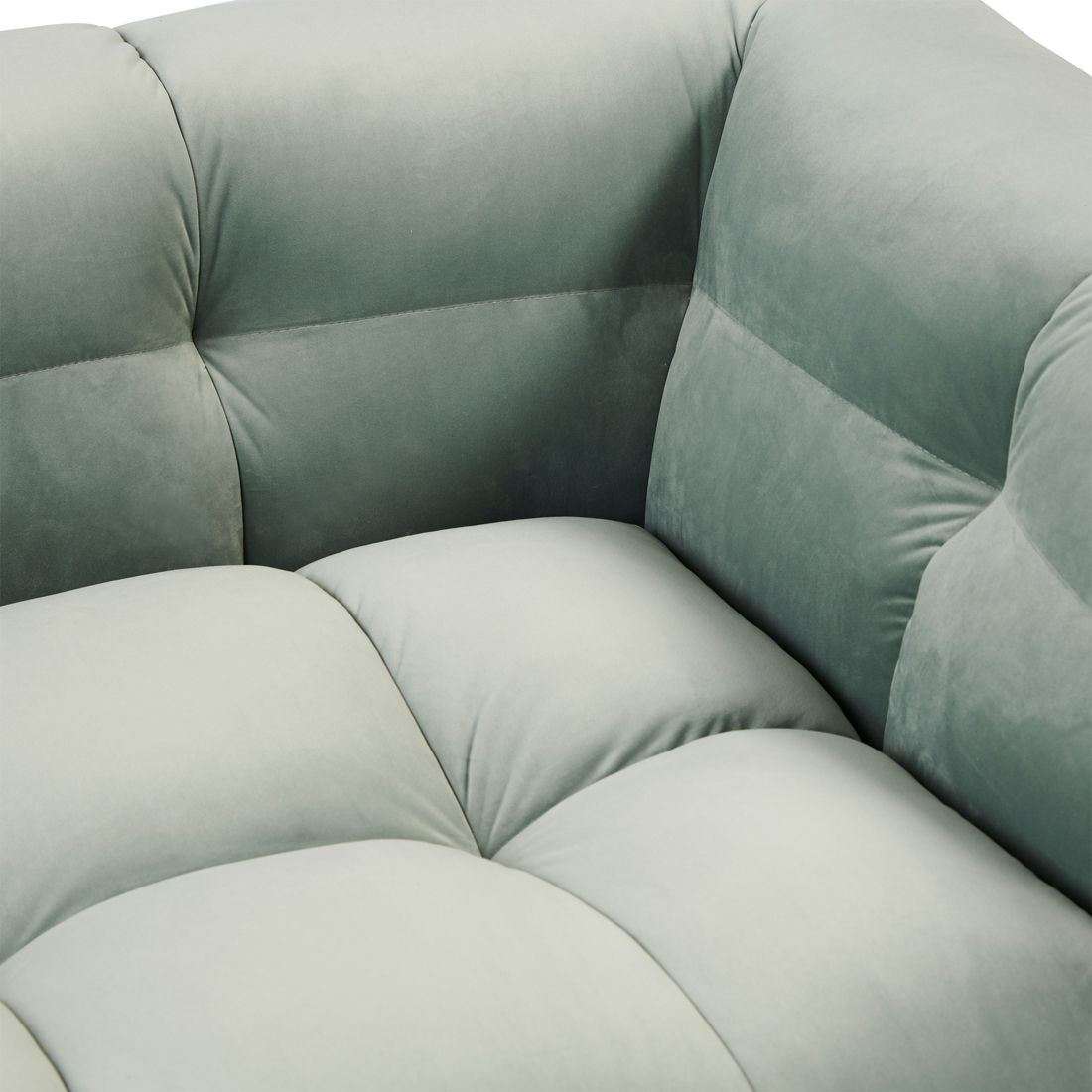 Rivièra Maison: Cobble Hill Sofa 3,5 Seater, velvet, jade – Bild 3