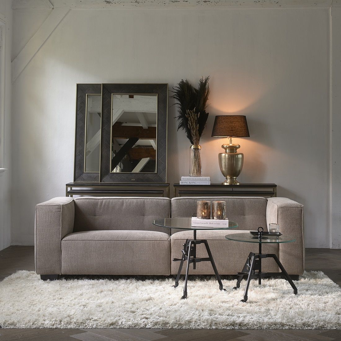 Rivièra Maison: Hampton Heights Sofa 3,5 Seater, velvet, petrol – Bild 2