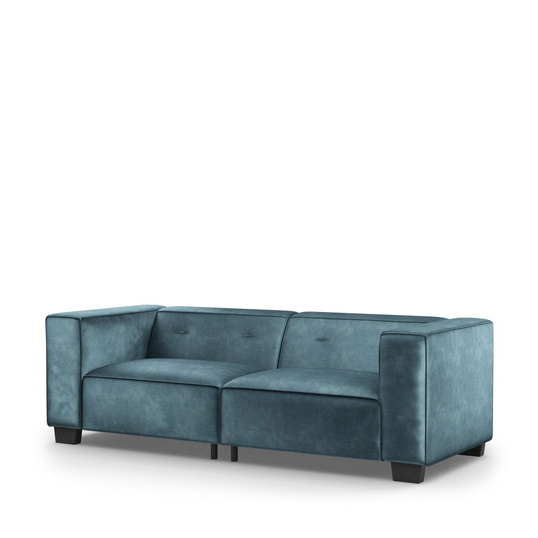 Rivièra Maison: Hampton Heights Sofa 3,5 Seater, velvet, petrol – Bild 3
