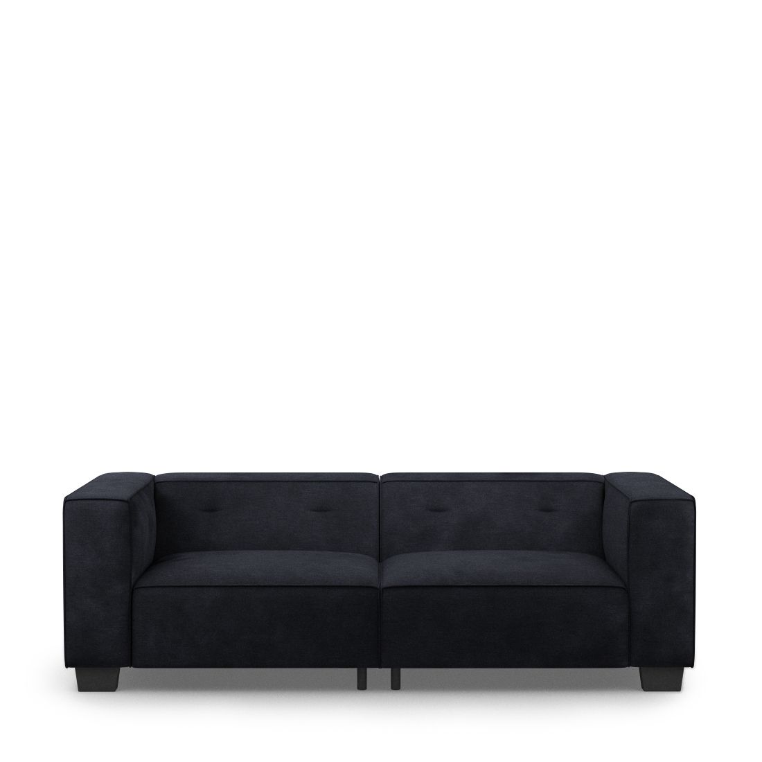 Rivièra Maison: Hampton Heights Sofa 3,5 Seater, velvet, trafalgar grey