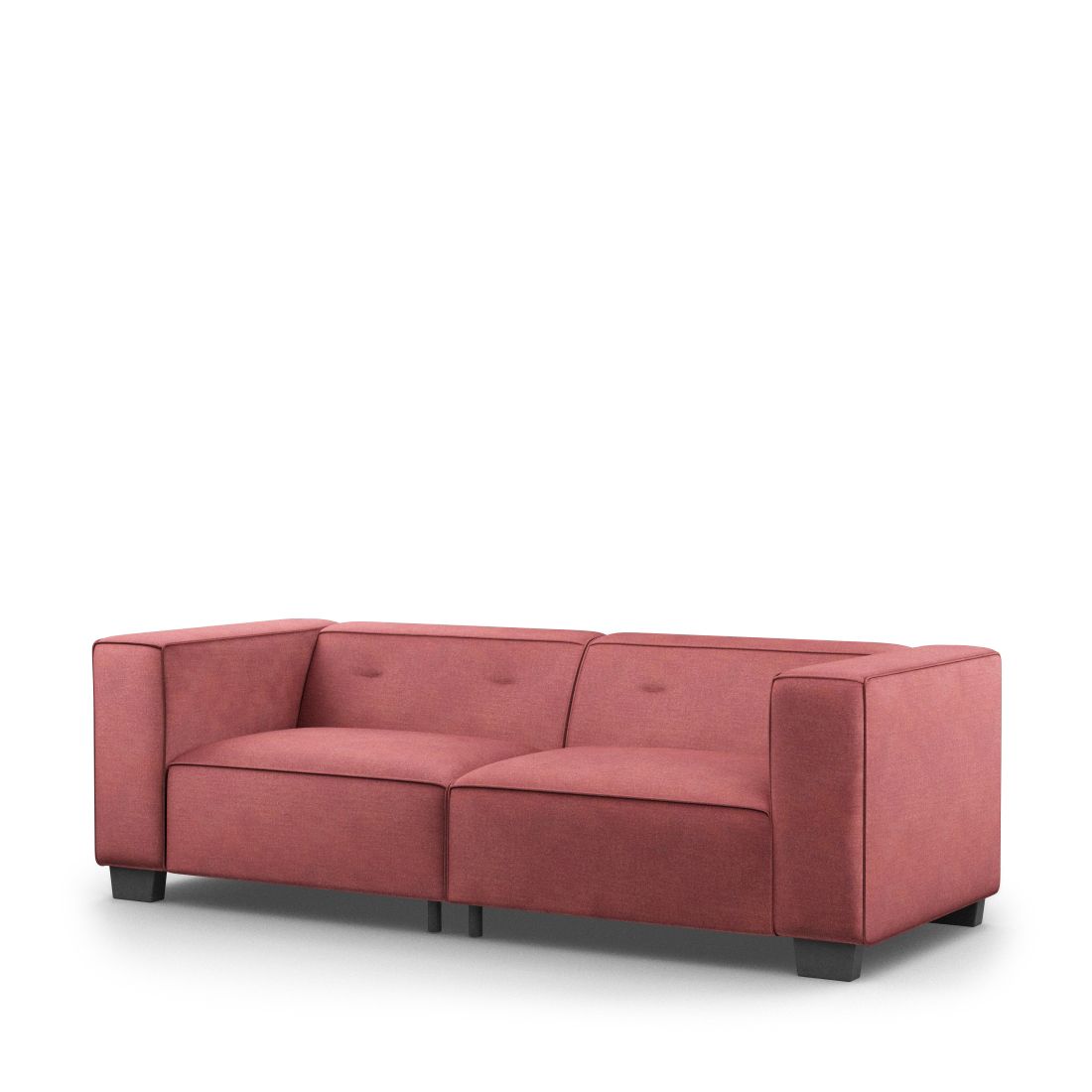 Rivièra Maison: Hampton Heights Sofa 3,5 Seater, velvet, misty rose – Bild 3