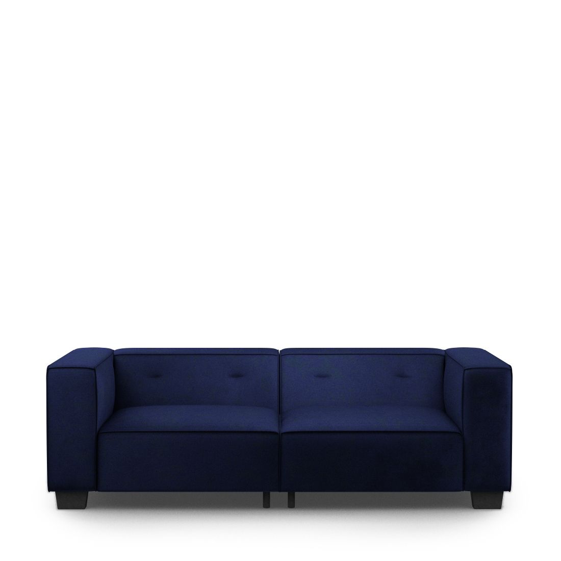 Rivièra Maison: Hampton Heights Sofa 3,5 Seater, velvet, midnight blue