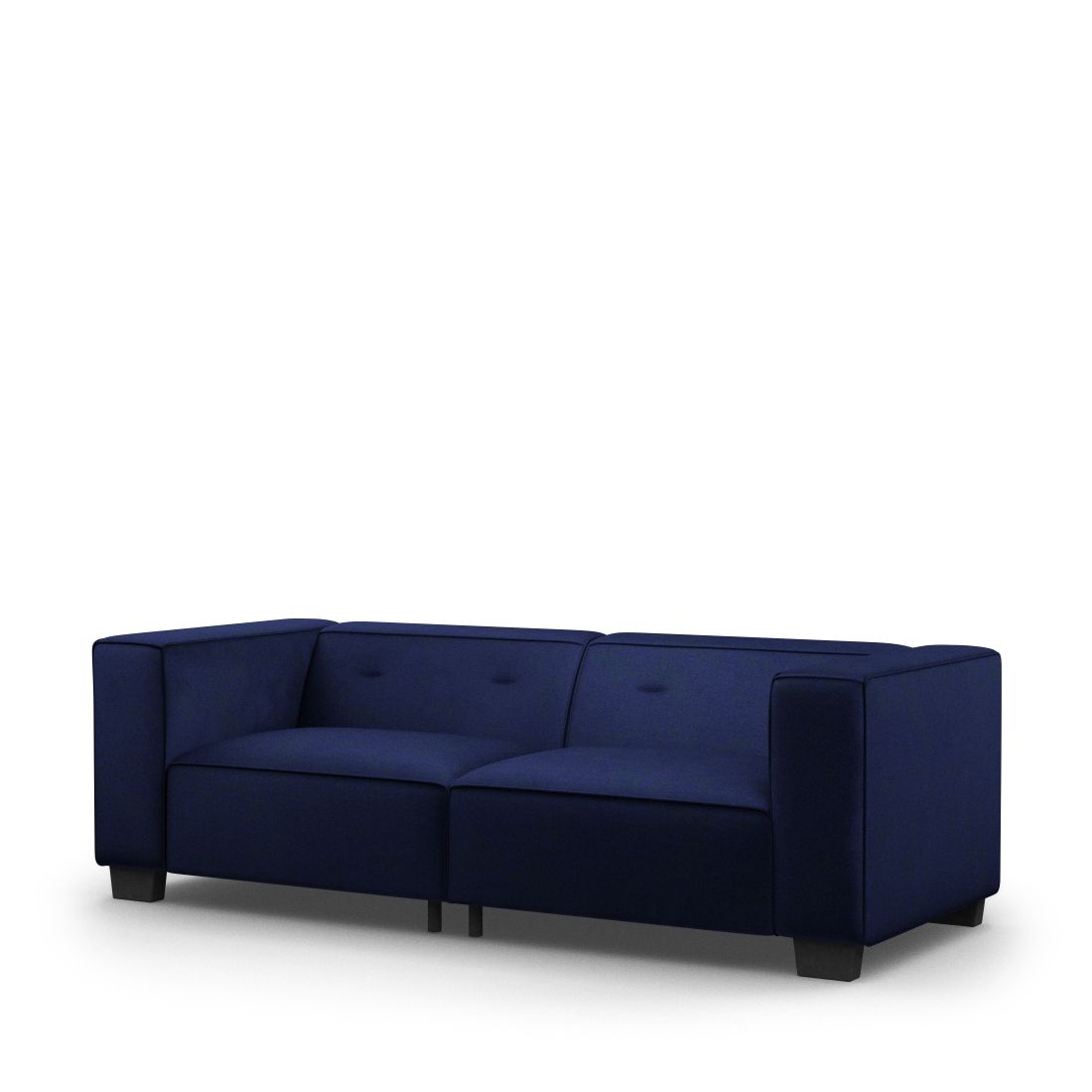 Rivièra Maison: Hampton Heights Sofa 3,5 Seater, velvet, midnight blue – Bild 3