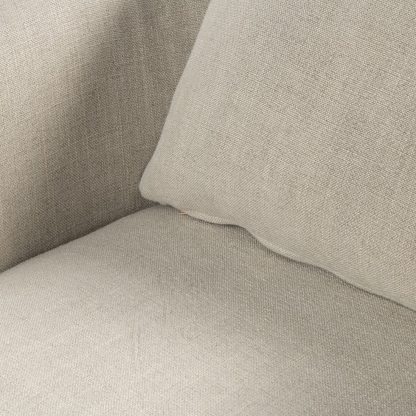 Rivièra Maison: Montmartre Armchair Black Leg, mouline linen, fabulous fax – Bild 5