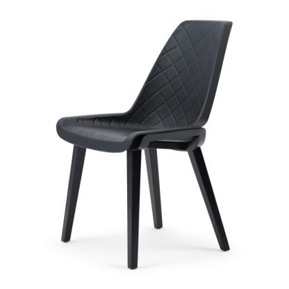 Rivièra Maison: Amsterdam City Dining Chair Black Leg, black – Bild 2