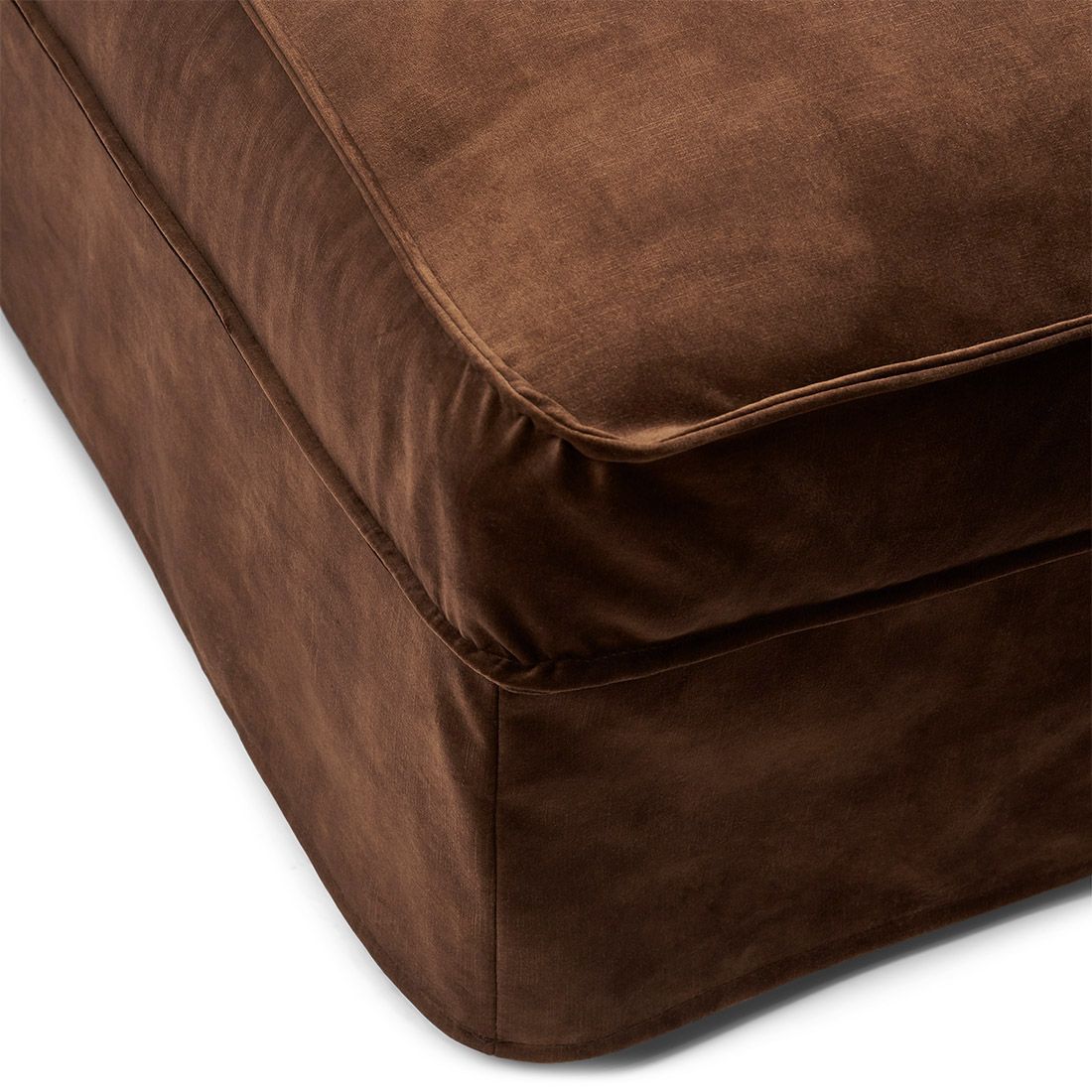Rivièra Maison: Brompton Cross Corner Sofa Chaise Longue Right, washed cotton, moss green – Bild 4