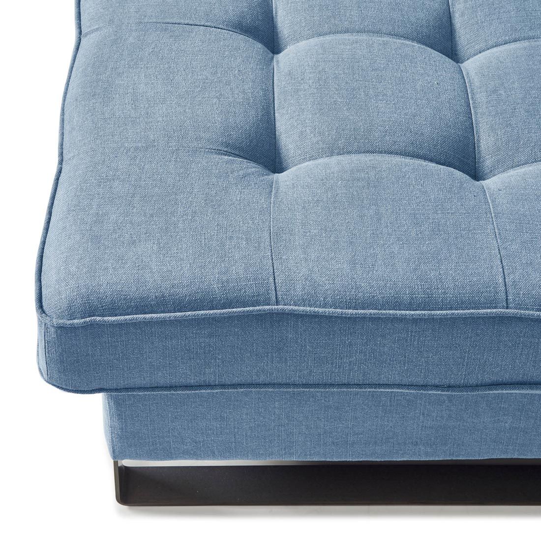 Rivièra Maison: West Houston Corner Sofa Chaise Longue Right, cotton, ice blue – Bild 4