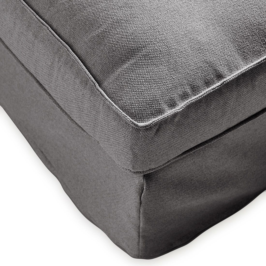 Rivièra Maison: Brompton Cross Corner Sofa Chaise Longue Right, oxford weave, classic charcoal – Bild 3