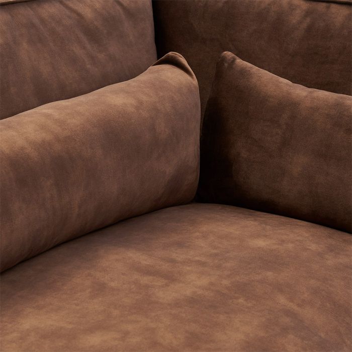 Rivièra Maison: Brompton Cross Corner Sofa Chaise Longue Right, velvet, golden beige – Bild 3