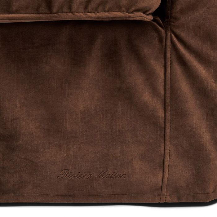 Rivièra Maison: Brompton Cross Corner Sofa Chaise Longue Right, velvet, golden beige – Bild 5