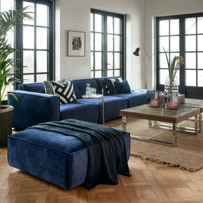 Rivièra Maison: RM Knitted Cable Throw 180x130 blue – Bild 2