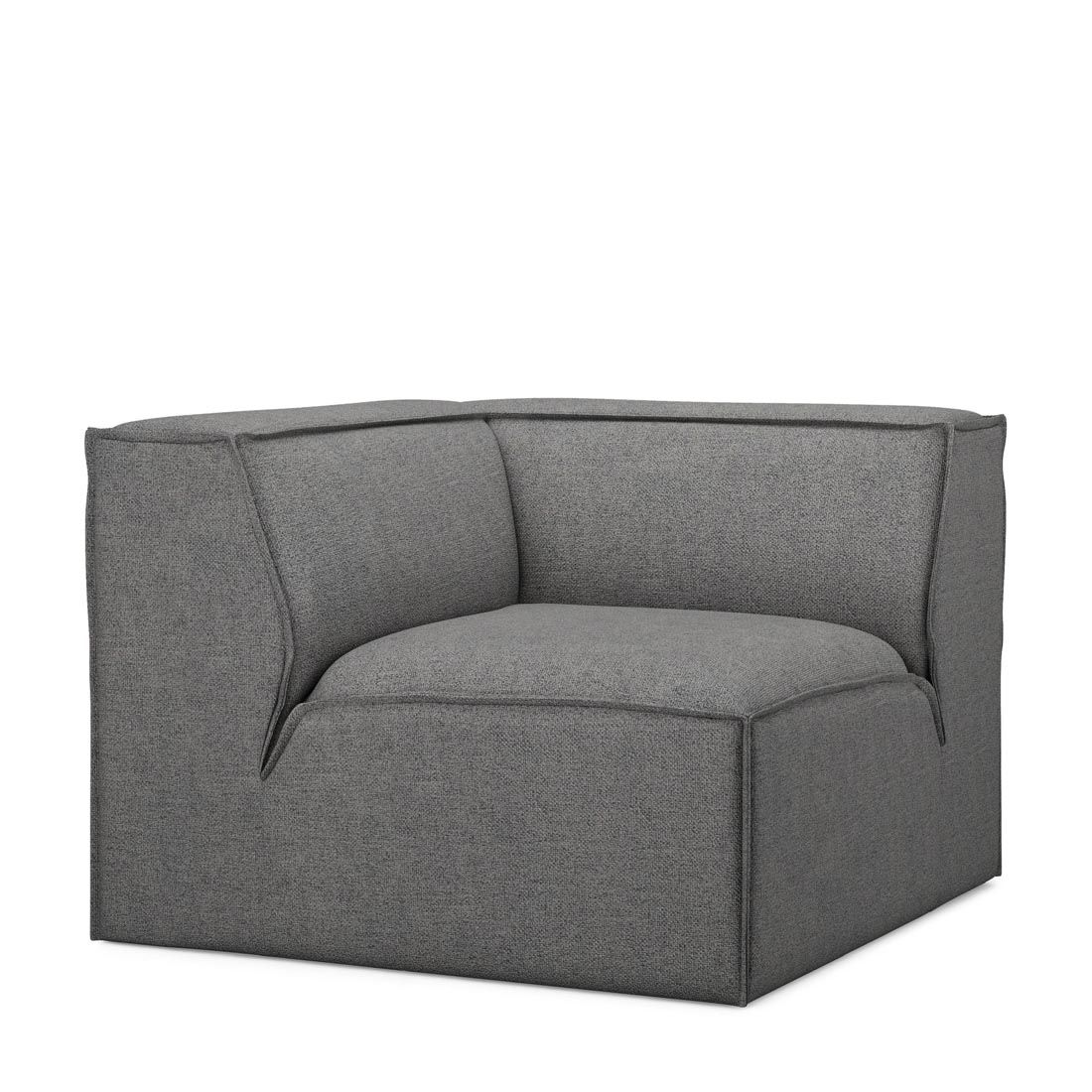 Rivièra Maison: The Jagger Corner, oxford weave, classic charcoal – Bild 2