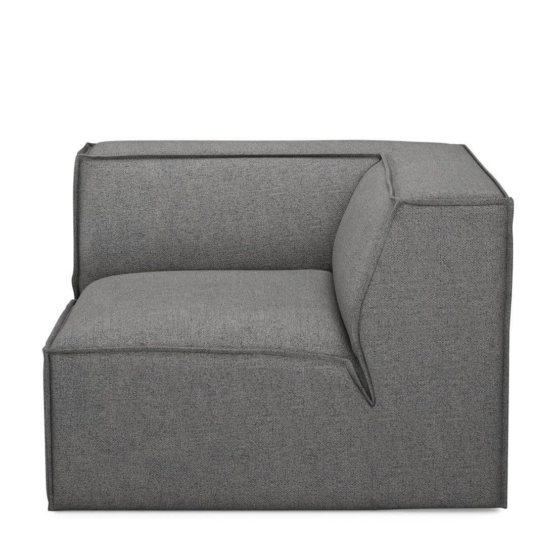 Rivièra Maison: The Jagger Corner, oxford weave, classic charcoal – Bild 3