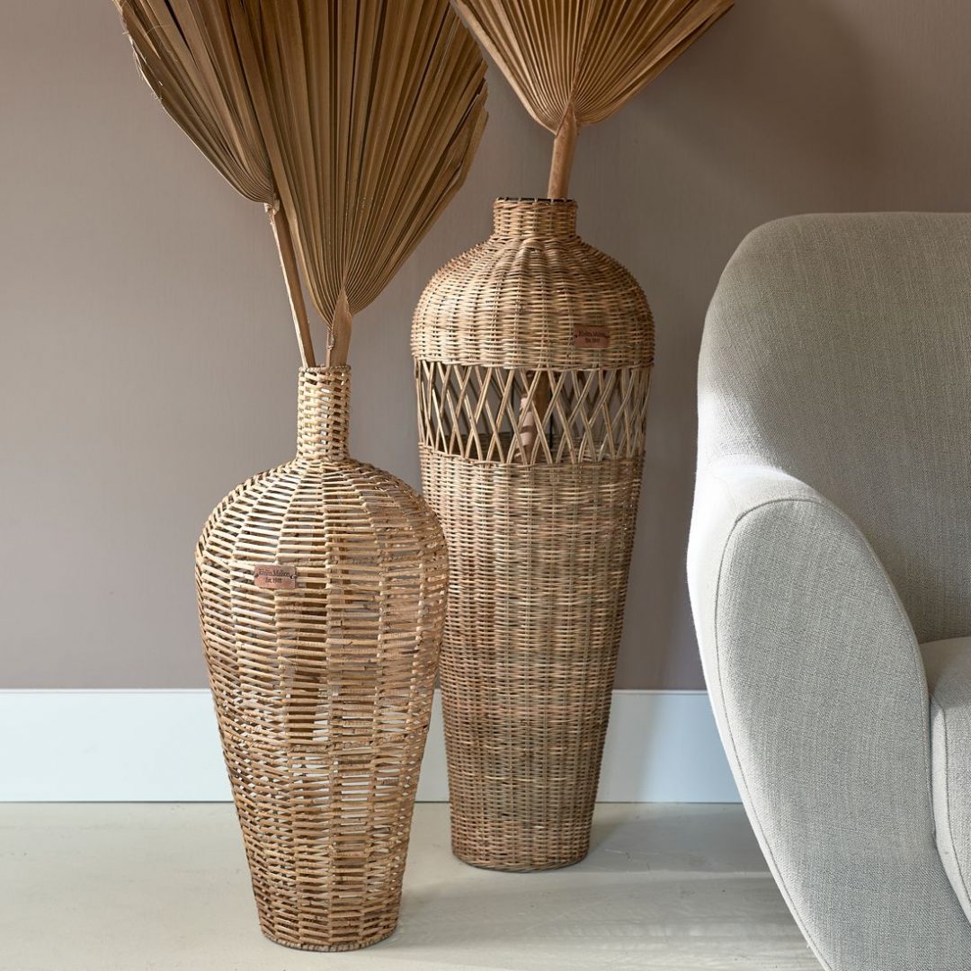 Rivièra Maison Rustic Rattan Weave Vase TNHS