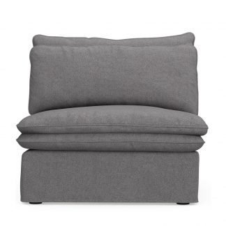 Rivièra Maison: Continental Center, Oxford Weave, Steel Grey