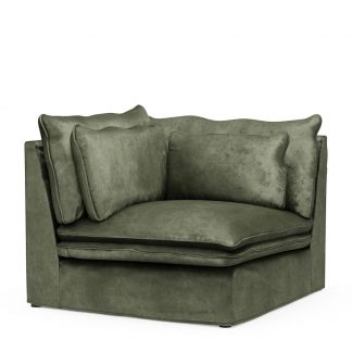 Rivièra Maison: Continental Corner, velvet, ivy