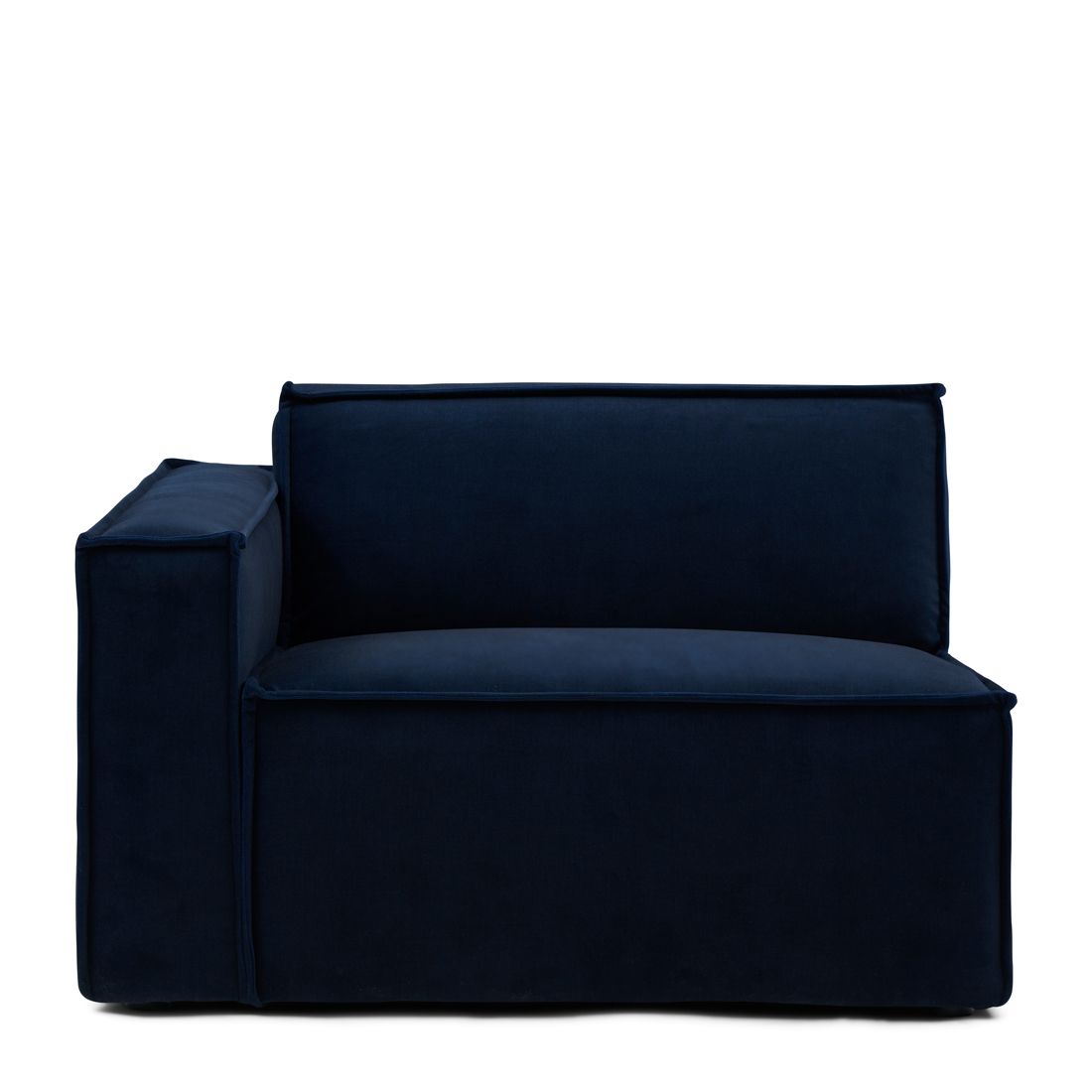 Rivièra Maison: The Jagger Corner Left, velvet, midnight blue
