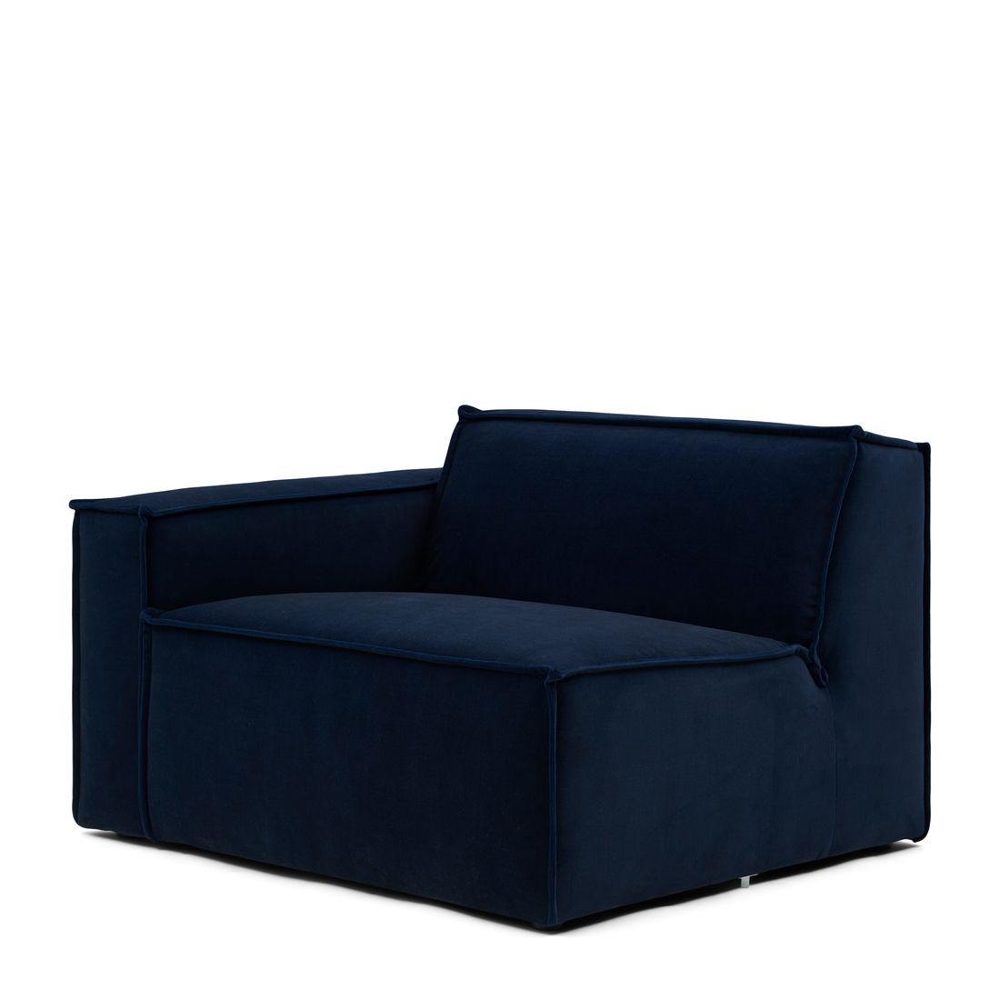 Rivièra Maison: The Jagger Corner Left, velvet, midnight blue – Bild 2