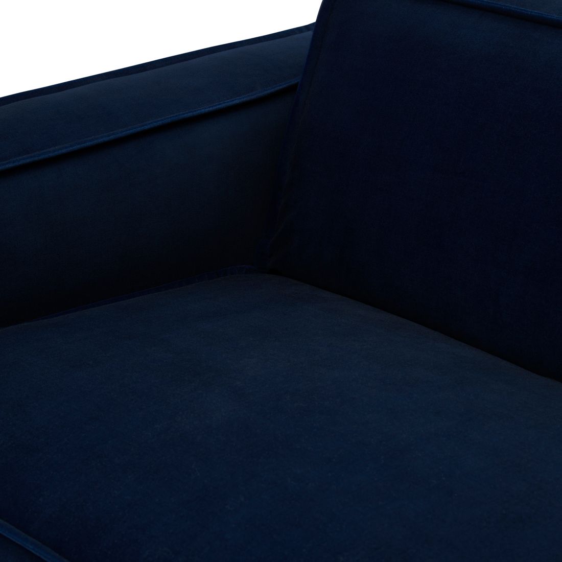Rivièra Maison: The Jagger Corner Left, velvet, midnight blue – Bild 5