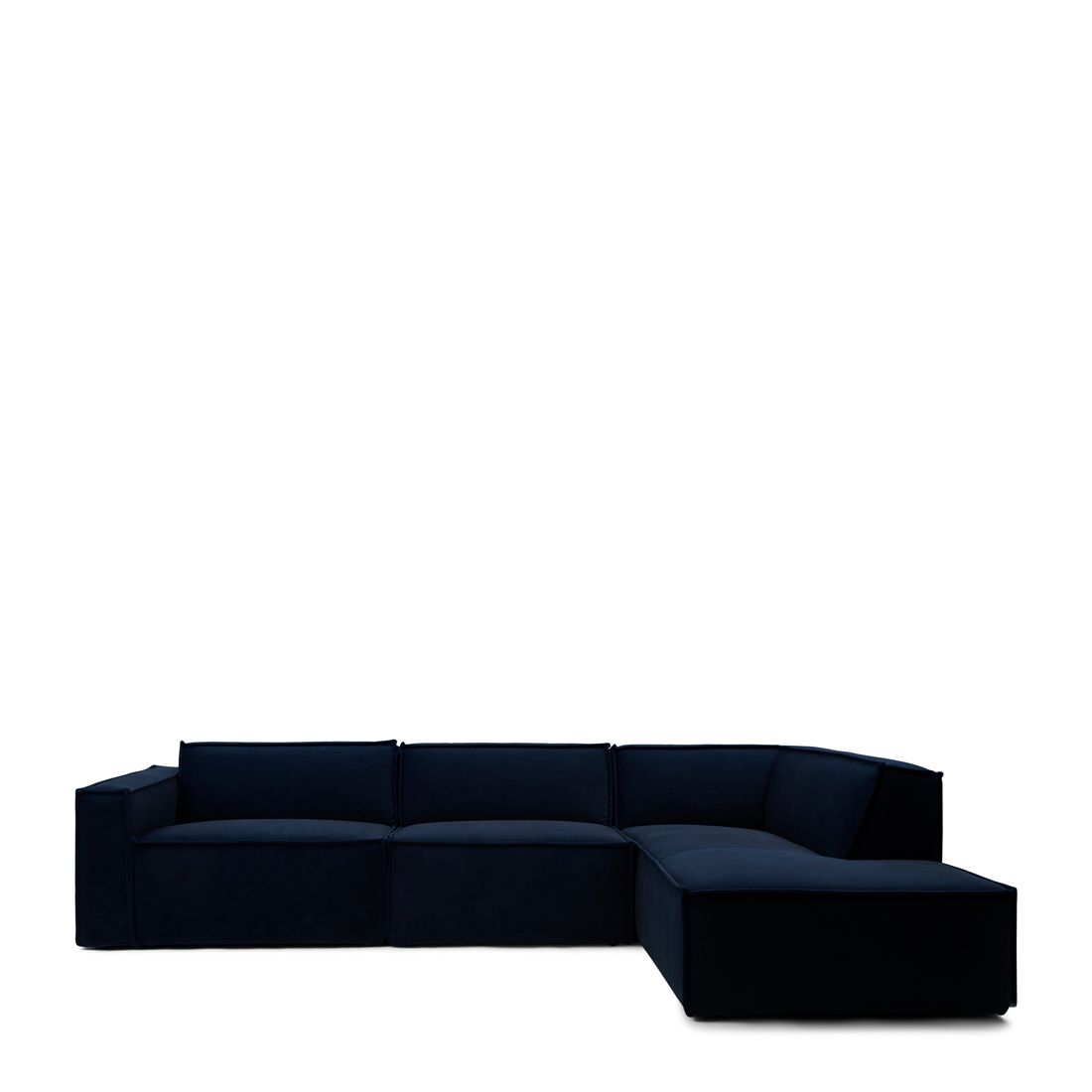 Rivièra Maison: The Jagger Corner Left, velvet, midnight blue – Bild 6