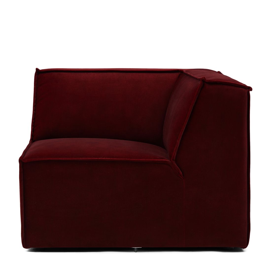 Rivièra Maison: The Jagger Corner, velvet, vineyard burgundy – Bild 2