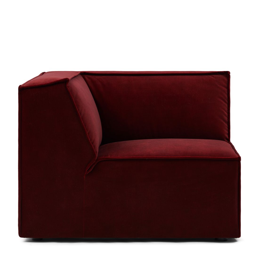 Rivièra Maison: The Jagger Corner, velvet, vineyard burgundy – Bild 3